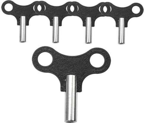 VALICLUD 5stücke Teiliges Uhrwinder Aus Metall Praktisches Uhrmacherwerkzeug Für Reparatur Und Wartung Von Uhren Einfach Zu Bedienen Und Langlebig Für Wanduhren Und Wecker