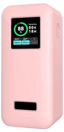 Silikon-Schutzhülle für Anker Prime 20.000 mAh Power Bank (200 W), stoßfest, kratzfest, rutschfestes Design, waschbar, angenehm zu halten, Rosa