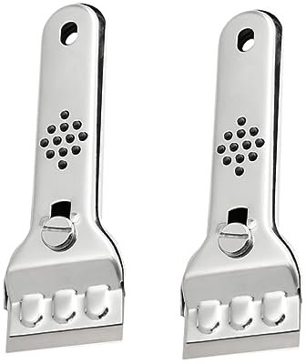 Bodenschaber 2 Stück Robuster Fliesenschaber mit Ergonomischem Griff für Effektive Bodenreinigung und Entfernen von Kleber