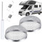 Rejilla Para Ventilador De Calefacción De Autocaravana | 2 Piezas Cubreventilación de Acero Inoxidable,Accesorios Y Piezas Para Cocina Sala Estacionamiento Y Días Calurosos En Camping