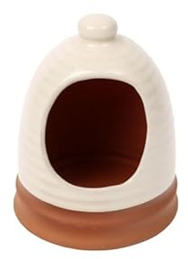 Dexam Porto Terracotta Ribbed Salt Pig - Stone - Spoon not Included
