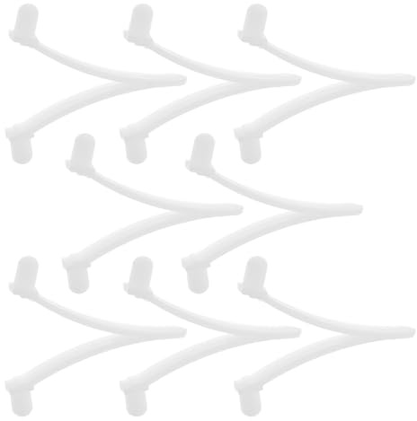 8 Stück Pool Reinigung Clips aus Abs für Bürstenstiele