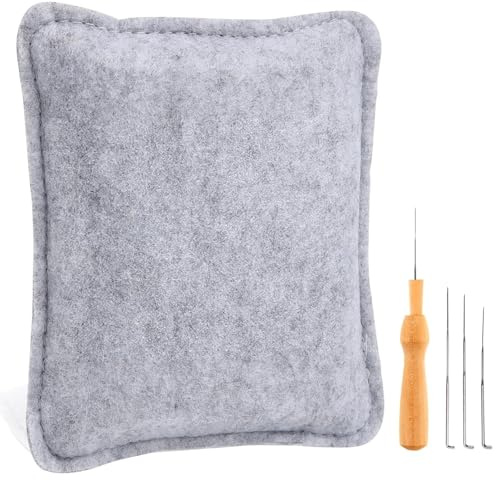 JYSNOW Base Fieltro Manualidades, 2 Piezas, con 3 Agujas de Fieltros