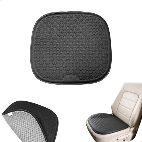 gexuamz Gel Sitzkissen Orthopädisch, 49x46cm Kühlendes 3D-Batmungsaktives Sitzkissen mit TPE Gel & Wabenstruktur, rutschfeste Unterlage, für Bürostuhl， Auto, LKW, Rollstuhl und Gaming-Stuhl Schwarz
