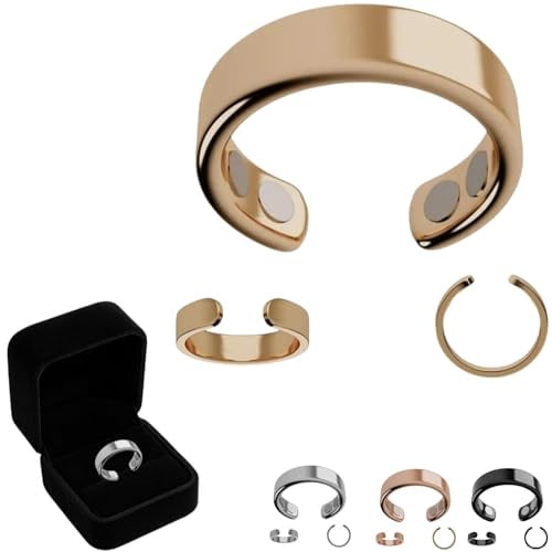 Neovolta VitalRing –Der Magnetfeldtherapie-Ring zur Unterstützung bei Ängsten & für verbesserte Schlafqualität.Ideal als unsichtbarer Alltagsbegleiter im Beruf,auf Reisen oder in stressigen (Gold)