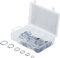 BGS Diy 88168 | Surtido de anillos de seguridad exteriores (circlip) | Ø 8 - 19 mm | 78 piezas