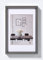 walther design Walther Cadre Photo Design Acier 30 x 40 cm avec Passe-Partout, Cadre Plastique Style Acier ES040D