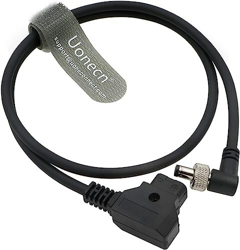Anton Bauer 2.1 5.5mm lock DC Right Angle to Tap D-Tap power Cable for Video Devices PIX-E7 7 touchscreen display