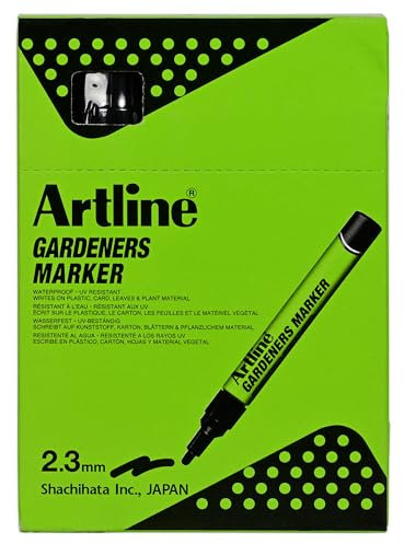 Artline Gardens Black Marker Pen Bullet Nib