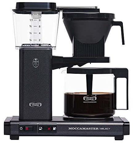 Moccamaster KBG Select, Coffee machines, Filter, Stone Grey, UK plug 1.25L