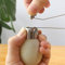 Egg Cracker Topper, Eierschalenöffner aus Edelstahl Egg Cracker Separator für rohes, weiches oder hart gekochtes Ei(S)