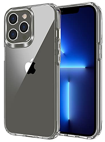 iCatchy Case Compatible with iPhone 13 Pro Max case 6.7-Inch Anti-Scratch Clear Back Military Grade Shockproof Slim Hard Silicone Bumper Cover