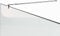i-flair Haltestange für 6/8/10 mm Walk In Duschwände mit drehbarem 360° Gelenk - Stabilisator verchromt mit Verstellbereich 80-123 cm für Glasduschen 20M
