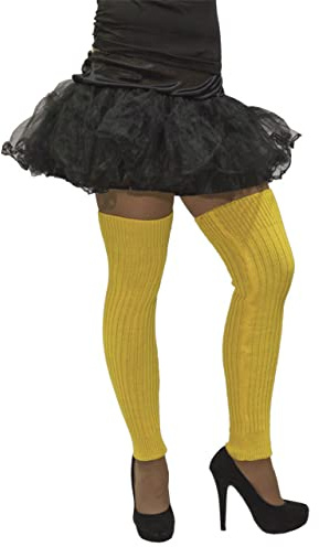 (Ringel-)Stulpen, Beinwärmer, Overknee gestrickt in versch. Farben | Die gestrickte Form wärmt den Beinbereich; mehrere Farben lassen sich gezielt mit Ringel- und Karnevalslooks abstimmen.