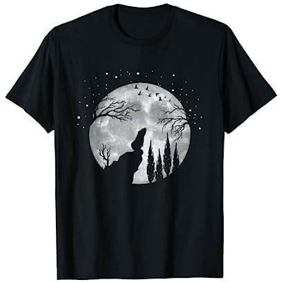 Meerschwein Haustier - Vollmond Meerschweinchen T-Shirt