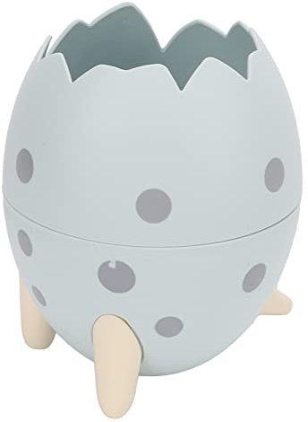 Hztyyier Dinosaurier-Stifthalter, Dinosaurier-Ei-Stifthalter, Schreibtisch-Organizer, Zubehör, Stiftbecher, Bürobedarf-Organizer (Blau)