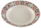Versa Plato Hondo Granate Porcelana de la Marca, Color Multicolor
