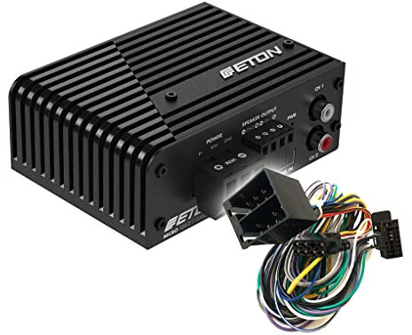 MEDIADOX Auto/KFZ Plug & Play Upgrade Verstärker/Endstufe + Kabel Set PA2 von Eton kompatibel mit VW Volkswagen (IIII)