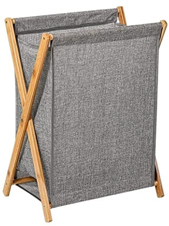 JYARZ Cestas de Lavandería Cesta De Almacenamiento De Ropa Sucia Plegable De Madera Ropa para El Hogar Capacidad para 50 Prendas Finas Cesta para la Ropa Sucia