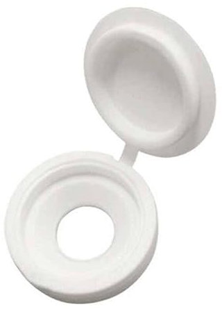 NOLDAR | Cache vis Blanche (100 pièces). Bouchon vis en Plastique pour Couvrir Les vis. Améliore l'apparence et protège Les vis.