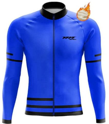 Herren Radtrikot Fahrradtrikot Langarm Rennrad Trikot/Langarm, Fahrradbekleidung Fahrrad Trikot T Shirt für Männer Sportbekleidung Ausrüstung Radfahren (FB4,4XL)