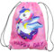 CPJJ 1 Stück turnbeutel mädchen, Turnbeutel kindergarten, Sportbeutel mädchen, Einhorn rucksack mädchen