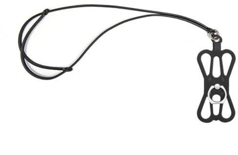 Handy-Lanyard, Handy-Umhängeband,Universelles Handy-Lanyard mit Kartenfach und 360° verstellbarem Ringgriff | 360° verstellbarer Ringgriff, Kartentasche, langlebig, bequem, leicht, aus Silikon (beacht