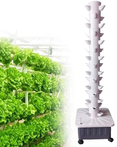 Giardino idroponico Torre verticale 15 piani 45 buche Torre Piantagione Piantagione simbiotica Piantagione verticale