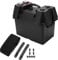 XTevu Backup Battery Box, Portable Power Center, Compatible with Car RV Yacht Ship 12V, Marine Battery Storage Case with Voltmeter