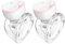 Wearable Breast Pump Electric Hands- Pump 4 Modes 12 Suction Levels Quiet Working for Home Travel 2 Pack (2 Pack)
