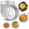 40pcs Disposable Round Aluminum Foil Baking Trays, Reusable Food Grade Aluminum Foil for Air Fryer Baking, Oven and Storage (7 inches)