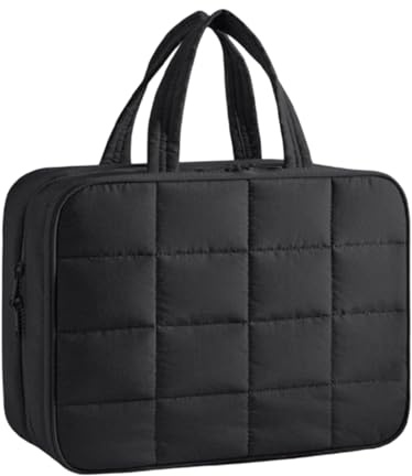 Reiseetuis Für Toilettenartikel Tragbare wasserdichte Tasche | Reise Kosmetiktasche Mit Fächern Für Fitnessstudio Wohnheim Camping Make-up Schmuck Armband Halskette Ohrringe
