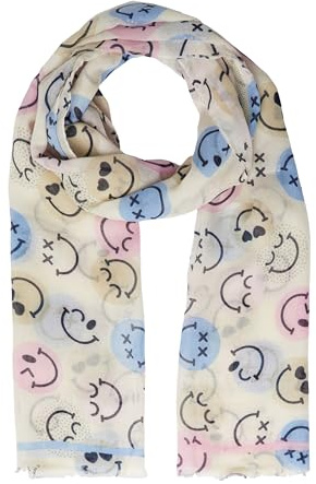 s.Oliver Leichter Schal mit S.W.-Smiley®-Print