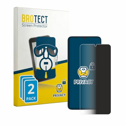 BROTECT 2 Stück Anti-Spy Blickschutzfolie für Itel Zeno 20 Max Privacy Screen Protector [Displayschutz-Folie, Sichtschutz, Blaulichtfilter]