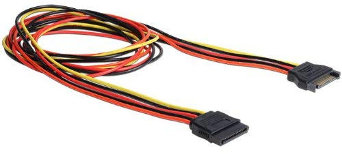 Delock Voltage Circulate Rallonge 15 broches SATA Power M 15 broches 100 cm