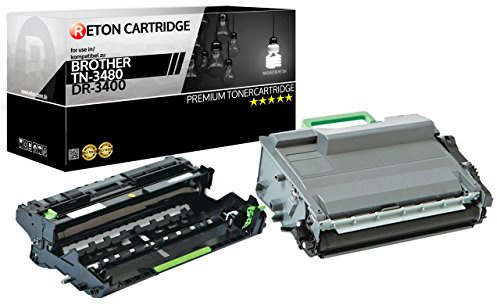 Original Reton Toner + Trommel 170% höhere Reichweite kompatibel zu Brother DR-3400 TN-3430