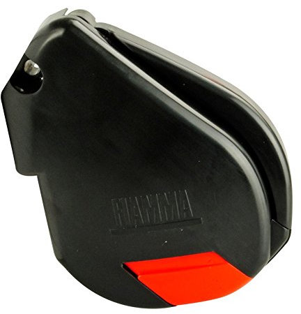 Fiamma F35 Pro Endkappe links Deep Black