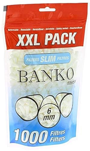 SoBazar - Lot de 4 Filtres Cigarettes X 1000 Banko XXL pack