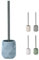 KW Crackled Pastel Colour Toilet Brush and Holder (Water Blue)