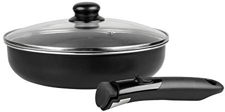 Sitram 712759 Sauteuse Multichoix en aluminium : Sautoir, Poêle, Casserole et WOK - Manche Amovible SITRAMOVIBLE - Tous feux dont Induction