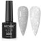 MIZHSE UV Nagellack Glitzer, Reflektierendes Gelpoliermittel Funkelnder Glitzer Nagellack Glänzender Diamant Silber Sparkly Gel Nail Polish für Nageldesigns Nail Art Starter Kit 10ml