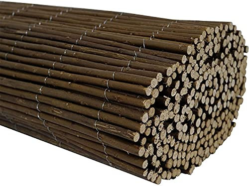 BPIL Artificial Willow Garden Screen - 1.5m x 4m, Natural Eco-Friendly Privacy Fence, Ideal for Outdoor Gardens, Balconies, Patios - Durable & Easy to Install, Enhances Privacy & Beauty