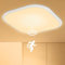 YRHome 24W LED Deckenleuchte Warmweiß mit Bewegungsmelder Radar Sensor Deckenlampe Sensorlampe Flurlampe Moderne LED Panel Ultraslim Küche Balkon Wandlampe Flur