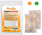 50Gram x 10Packet Fonday Rechargeable Silica Gel Desiccant Packets Food Grade Fast Reactivate Moisture Indicating Orange to Green