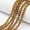 PandaHall 10 hebras 8mm cuentas de cristal facetado Rondelle transparente espaciador de cristal suelto abalorios cuentas de cristal checo para joyería DIY artesanía fabricación pulsera collar