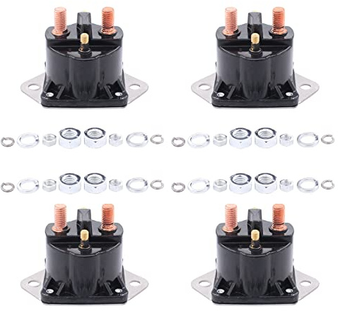 ApplianPar Pack of 4 12V Winch HD Solenoid Relay 72631 28396 for Warn XD9000 XC9000i M6000 M8000 VR10000 9.5ti