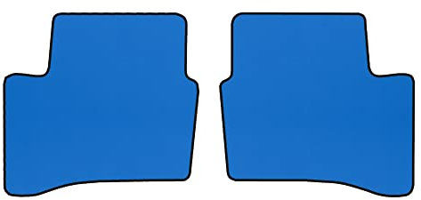 F-CORE Fußmatten - rückseite Autos für Mercedes Class CLK W208/C208/A208 06.97-05.02 Coupe Cabrio BLAU