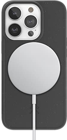 Woodcessories - Magnetische Handyhülle für iPhone 14 Pro Max kompatibel mit MagSafe, Hülle mit Magnet, schwarz - Plastikfrei, nachhaltig