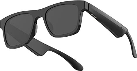 Forrader Smart-Brille, Bluetooth-Audio-Sonnenbrille, intelligente Musikbrille mit Bluetooth, automatische EIN-/Aus-Smartbrille, integriertes Mikrofon & Lautsprecher