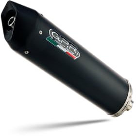 GPR Pot échappement marque GPR compatible avec Kymco X-Town 125 2021-2023, Furore Nero, Pot d'échappement complet racing, compris de collecteur et db killer amovible, sans homologation